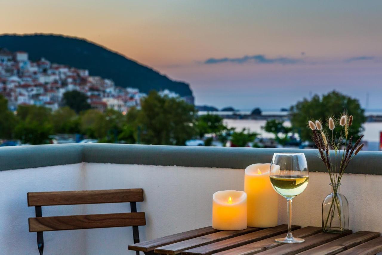 Uncle John'S Guesthouse Skopelos Exterior foto
